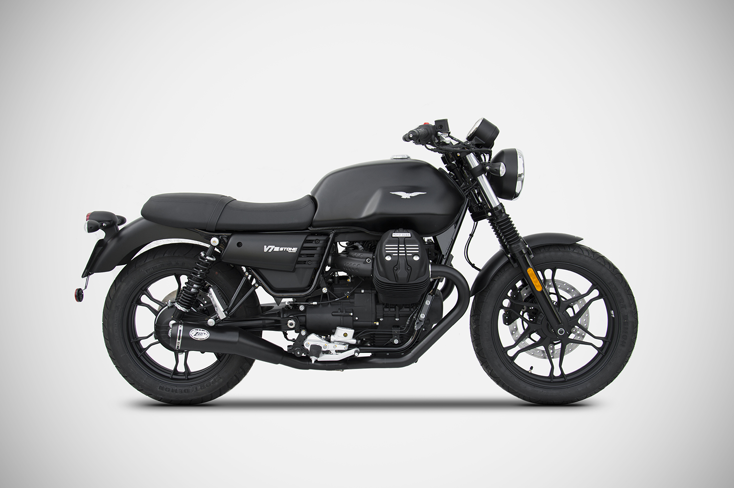 ZARD Full System with Dual Conical Mufflers for Moto Guzzi V7 III ALL